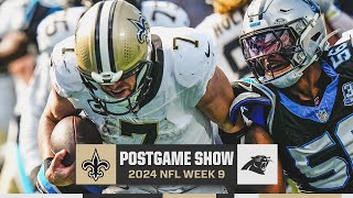 Panthers vs Saints Postgame Show  2024 NFL Week 9 [upl. by Adnert]