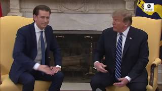 Trump meets with Austrian Chancellor Sebastian Kurz  ABC News [upl. by Meek]