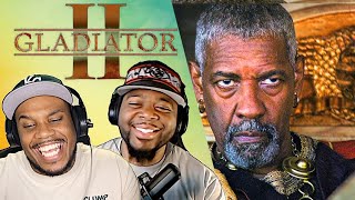 GLADIATOR 2 OFFICIAL TRAILER REACTION WITH ITSREAL85 AND PU55NBOOT5 [upl. by Konikow]