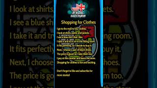 English Story Level 0  Shopping for Clothes  Learn English Through Story [upl. by Leonor]