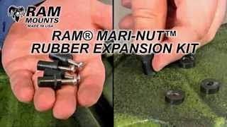 RAM® Mari Nut™ Rubber Expansion Kit  iboatscom [upl. by Allerbag435]