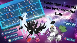 POWER HERB  LIFE ORB DAWN WINGS NECROZMA OHKO EVERYTHING Pokemon Scarlet amp Violet VGC Regulation G [upl. by Cranford]