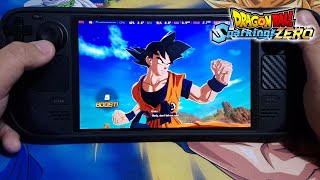 DRAGON BALL Sparking ZERO Gameplay on Steam Deck OLED  Slowdown issue Fixed [upl. by Goto]