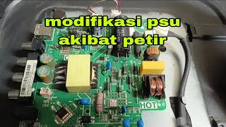 tv led tcl matot kena petir v175 [upl. by Katharyn]