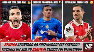 Benfica 202425 ● Greenwood apontado ao Benfica Pavlidis diz sim às águias Cedric foi oferecido [upl. by Ormsby]