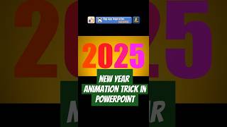 PowerPoint Animation  New Year 2025 short [upl. by Atikim]