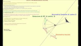 Studio delle trasformazioni geometriche con GeoGebra [upl. by Shayn]