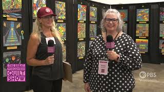 Interview with Erin Lewis from Cherrywood Fabrics  The Great Wisconsin Quilt Show [upl. by Foushee]