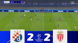 Dinamo Zagreb contre Monaco 22  UEFA Champions League 202425  Résumé de Match [upl. by Shult]