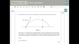 ALevel maths January 2012 Question 7 M2 Edexcel [upl. by Vasiliu674]