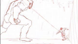 reiner vs eren fan animation [upl. by Adnilreb]