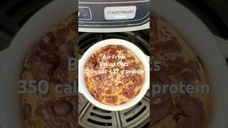 Air Fryer Baked Oats  Eating Bird Food airfryer bakedoatsrecipe oatmeal highprotein [upl. by Atined993]