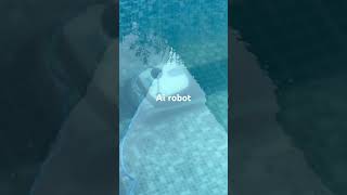 Robot cleaning the pool robot ai [upl. by Attelocin]