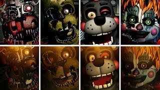 FNAF 6  All Jumpscares Freddy Fazbear Pizzeria [upl. by Reg]