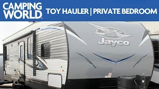 2018 Jayco Octane SL 273  Toy Hauler  RV Review Camping World [upl. by Annitsirhc494]