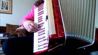 Scandalli Red Gold Accordion 120 Bass LMM [upl. by Erdnuaed940]