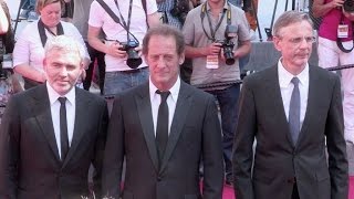 Vincent Lindon Director Stephane Brize and more on the red carpet of La loi du marche in Cannes [upl. by Syverson926]