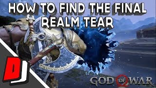 God Of War  HOW TO FIND THE HIDDEN REALM TEAR MUSPELHEIM TOWER PUZZLE [upl. by Nashoma]