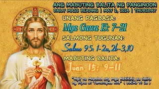 FSMJ  MAY 2 2024  DAILY MASS READING  ANG MABUTING BALITA NG PANGINOON  ANG SALITA NG DIYOS [upl. by Mateya866]