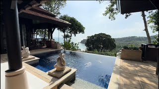 Pimalai Resort amp Spa  HILLSIDE OCEAN VIEW PRIVATE POOL VILLA ONE BEDROOM。碧瑪萊酒店Travel Sunny 20823。 [upl. by Htebsle821]