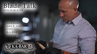 BLADE TALK WITH SCAB amp JOE FEAT John F Stitt CEO KABAR [upl. by Adniuqal162]