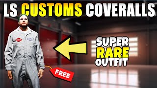 GTA 5 Online How to Unlock LS Customs Coveralls SUPER RARE Outfit [upl. by Dominica]