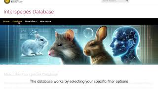 Demonstration of Interspecies Database [upl. by Ferullo330]