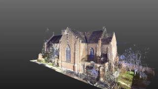 Cathedral Scan with the FARO Focus3D Trimble TX5 [upl. by Brinna]