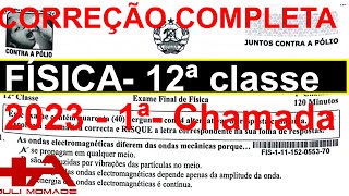 RESOLUÇÃO DE EXAMES DE FÍSICA 12 CLASSE2023 1 CHAMADA [upl. by Ojiram]