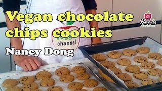 Vegan chocolate chips cookies  Nancy Dong [upl. by Anitel]