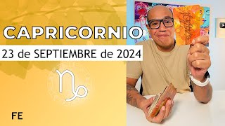 CAPRICORNIO  Horóscopo de hoy 23 de Septiembre 2024 [upl. by Aynnat904]