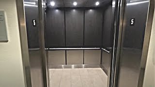 Riding 5 Hotel Elevators at Marriott Orlando Courtyard  Full Hotel Tour [upl. by Ermengarde795]