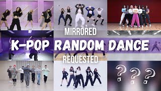 MIRRORED KPOP RANDOM DANCE  REQUESTED 3 [upl. by Tadashi]