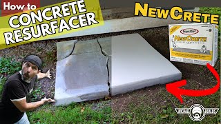 How to Resurface Concrete with Rapid Set NewCrete [upl. by Martel]