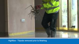 How to Screed using Highflow Concrete Mix [upl. by Red]