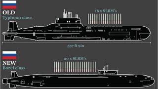 World largest submarine Typhoon Borei A Newest Super Quiet Nuclear Submarine Russia Navy [upl. by Joela]