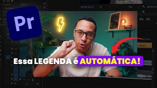 LEGENDAS ANIMADAS AUTOMÁTICAS no Adobe Premiere  AutoCut [upl. by Ehrman]