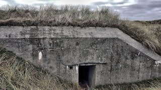 WW2 History  Luftwaffe Night Fighter Control Centre  Bunker ATLANTIC WALL Denmark [upl. by Ennaeel425]