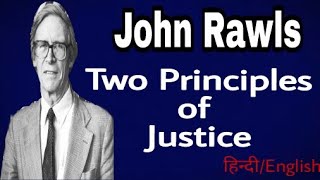 John RawlsTwo Principles of Justice In Hindi [upl. by Demetra]