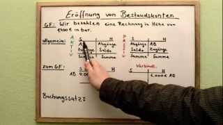 Bestandskonten eröffnen Aktiv Passiv  Full [upl. by Gotthelf828]