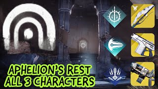 Legend Lost Sector Aphelions Rest on all Classes  Destiny2 Season of the Wish [upl. by Akkim37]