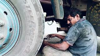 Truck Service 🚒👍👍👍🌷 Truck silencer working A Aditya vlogs [upl. by Arymahs]