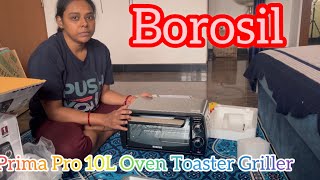 Borosil Prima Pro 10L Oven Toaster and Griller  Oven unboxing and Review  DeepNiru [upl. by Aratal199]