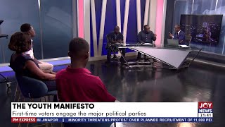 The Youth Manifesto Firsttime voters engage the major political parties  PM Express 10724 [upl. by Eilyac715]