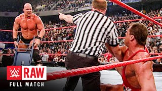 FULL MATCH — quotStone Coldquot Steve Austin vs Kurt Angle Raw Jan 28 2002 [upl. by Vivyanne]