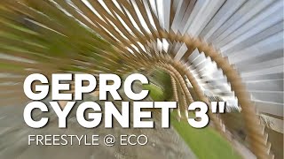 GEPRC Cygnet freestyle at el Eco ParadiseFPV [upl. by Atires834]