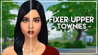 FIXING THE GOTHS  The Sims 4 Townie Makeovers [upl. by Bellina]