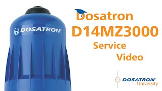 Dosatron D14MZ3000  14 GPM  Service Video [upl. by Hametaf]