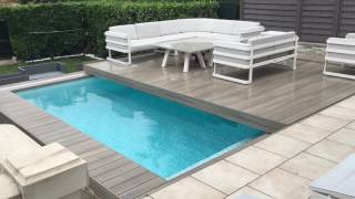 Innovation terrasse coulissante sur piscine  Jardin Passions [upl. by Sharpe]