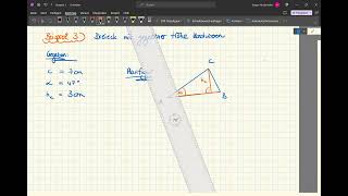 Kl 7 II4c BS Dreieck mit gegebener Höhe konstruieren [upl. by Kristyn739]
